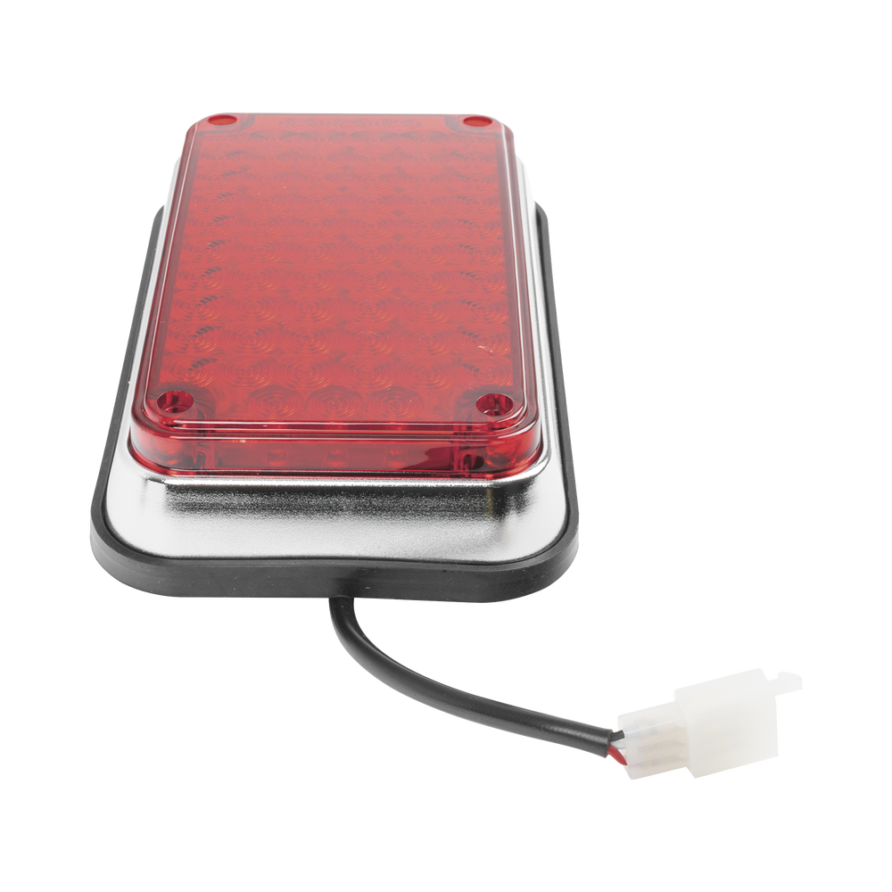 Luz de Advertencia de 6X4", Color Rojo, Ideal para Ambulancias - Imagen 4