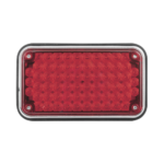 Luz de Advertencia de 6X4", Color Rojo, Ideal para Ambulancias