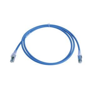 Patch Cord Z-MAX Cat6A S/FTP, CM/LS0H, 1.52 Metros (5 Pies), Color Azul, Versión Bulk (Sin Empaque Individual)