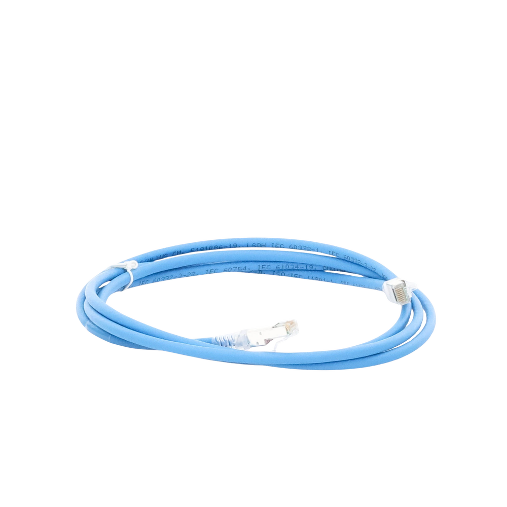 Patch Cord Z-MAX Cat6A S/FTP, CM/LS0H, 2.13 Metros (7 Pies), Color Azul, Versi?n Bulk (Sin Empaque Individual) - Imagen 4