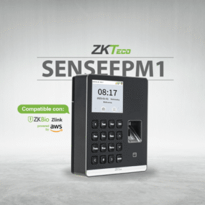 Terminal Biom?trica de Asistencia / Huella Digital y RFID / 500 Usuarios / Pantalla 2.8" / WiFi / ZKBio Zlink / USB