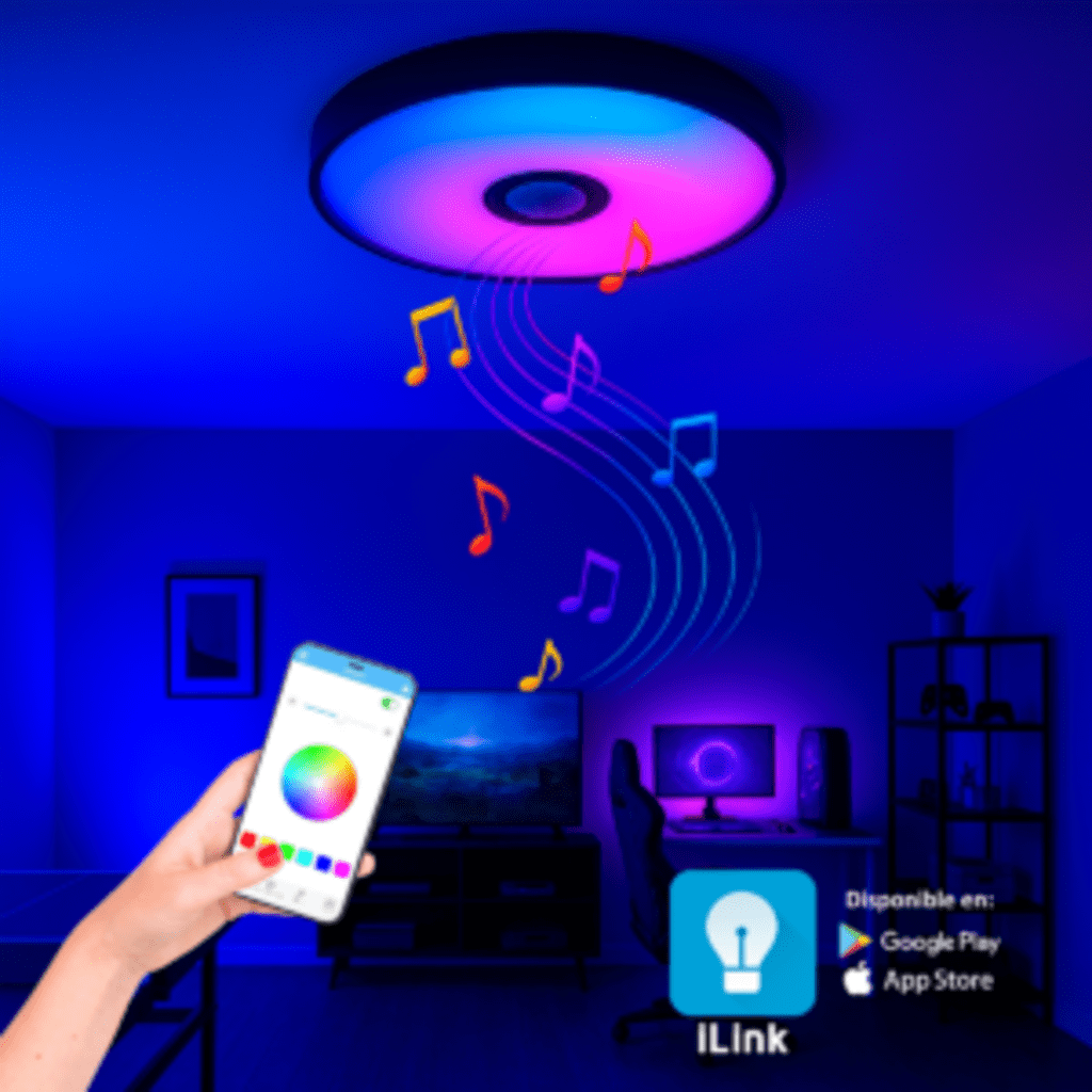 Luminario LED JLAR-3003 / 30W / 2400 Lúmenes / Bluetooth Control App / Voltaje 85-265V / Temperatura 6500K Fría / Garantía 3 Años - Imagen 5