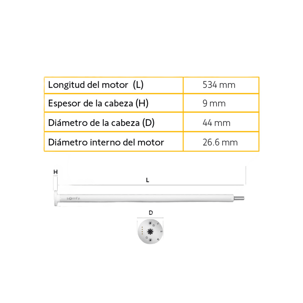 Motor inalámbrico (RTS) de baterías convierta sus persianas de cadena en sistemas inteligentes, para ventanas de 2.30m ancho / 3.00m alto, no incluye textil - Imagen 5