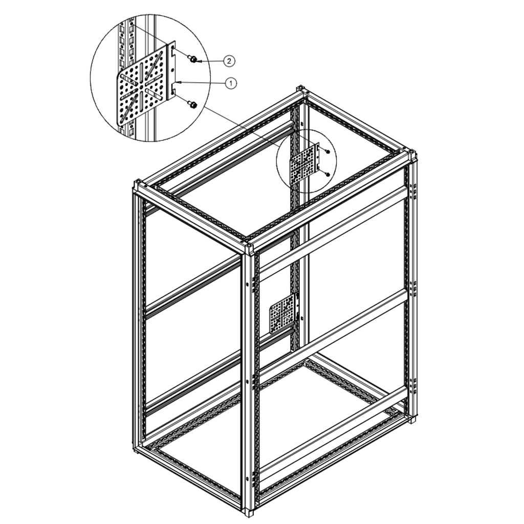 Soporte (Bracket) Universal de Acero para Montaje de PDU (Regleta Vertical) en Gabinetes y Racks - Imagen 2