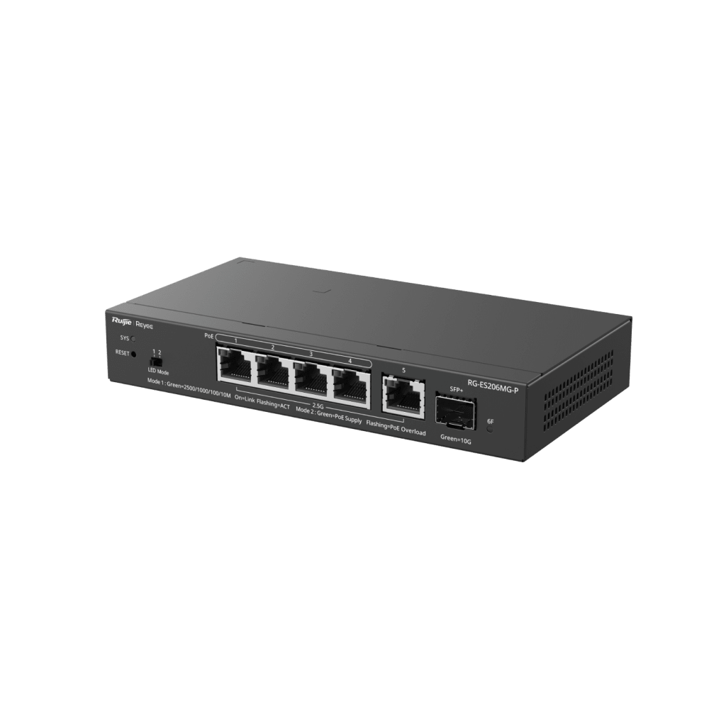 Switch Administrable Capa2 PoE+ con 5 puertos Multi-Gigabit 2.5Gb, hasta 70w PoE - Imagen 2