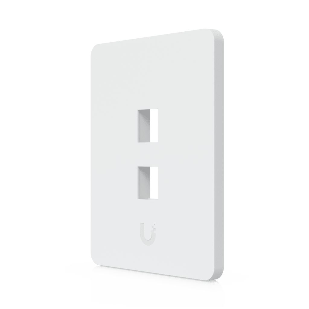 Placa de Pared Vertical Universal para Keystone de 2 Puertos con Cubierta Pintable, Acabado Personalizable, Paquete con 4 Piezas - Imagen 2
