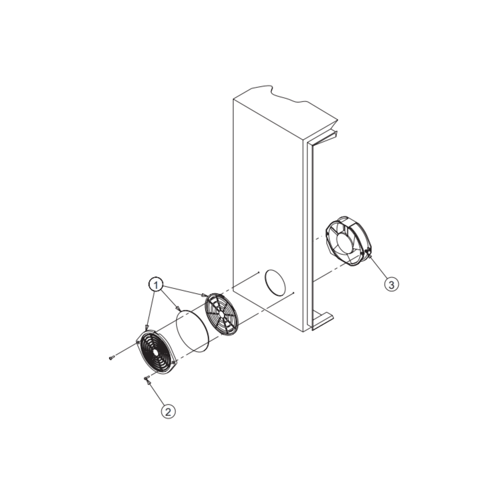 Kit Filtro Protector de dedos para Ventilador 6 Pulgadas con Filtro Extra??ble Lavable / Incluye Herrajes / Material Plǭstico Negro Mate - Imagen 2
