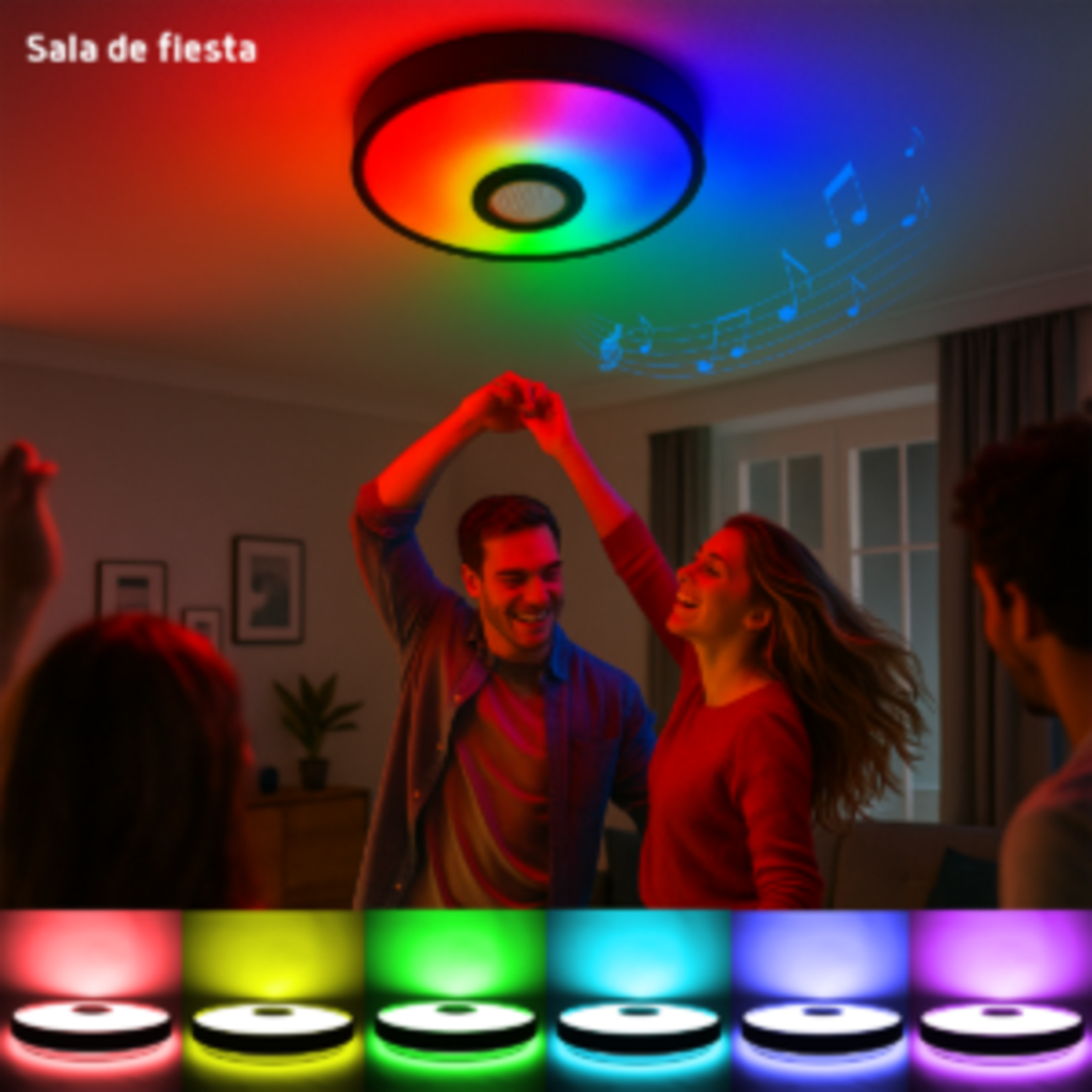 Luminario LED JLAR-3003 / 30W / 2400 Lúmenes / Bluetooth Control App / Voltaje 85-265V / Temperatura 6500K Fría / Garantía 3 Años - Imagen 7