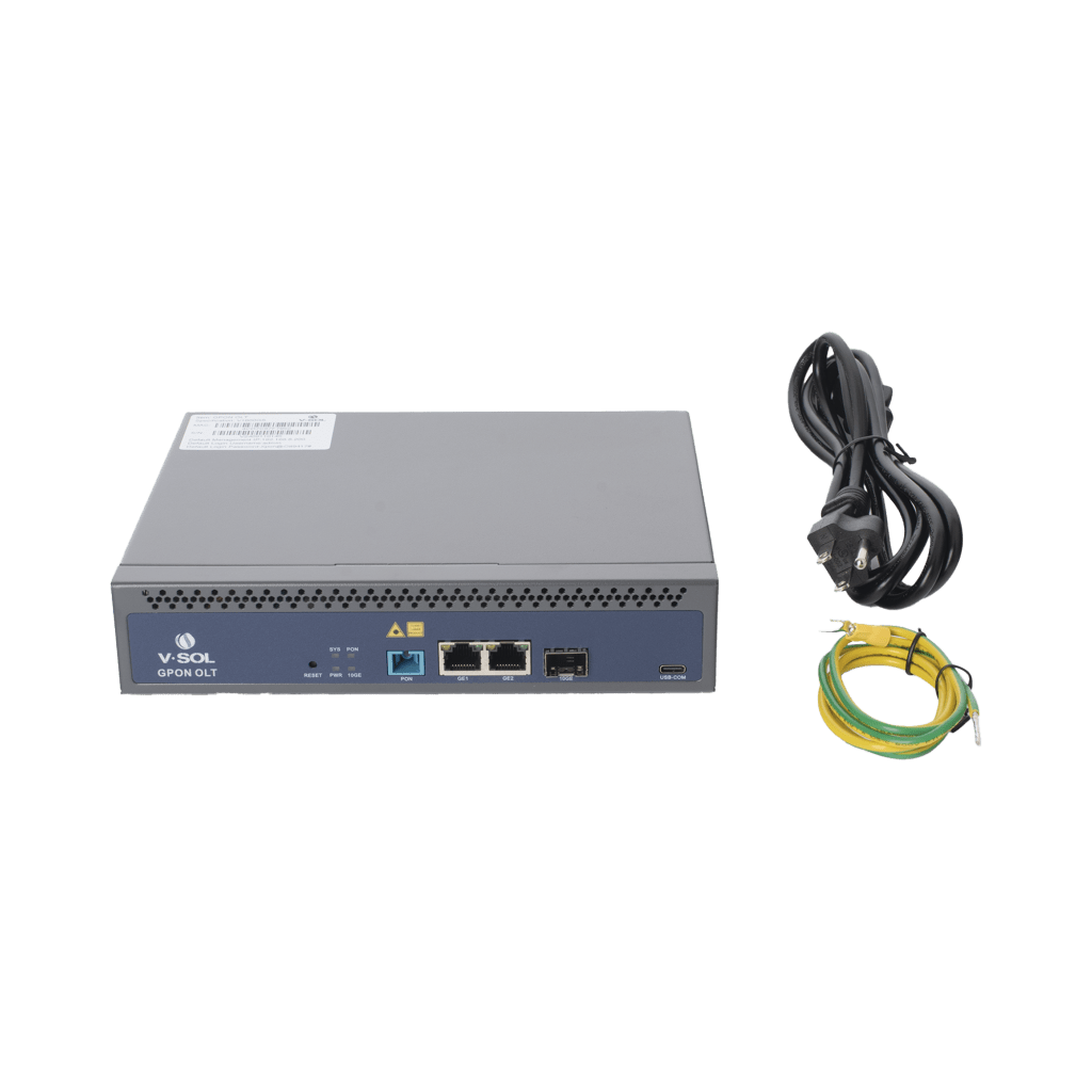 OLT de 1 puerto GPON SC/UPC + 3 puertos Uplink (2 puertos Gigabit Ethernet + 1 puerto SFP/SFP+), Fuente de alimentaci??n redundante AC/DC , hasta 128 ONUS - Imagen 4