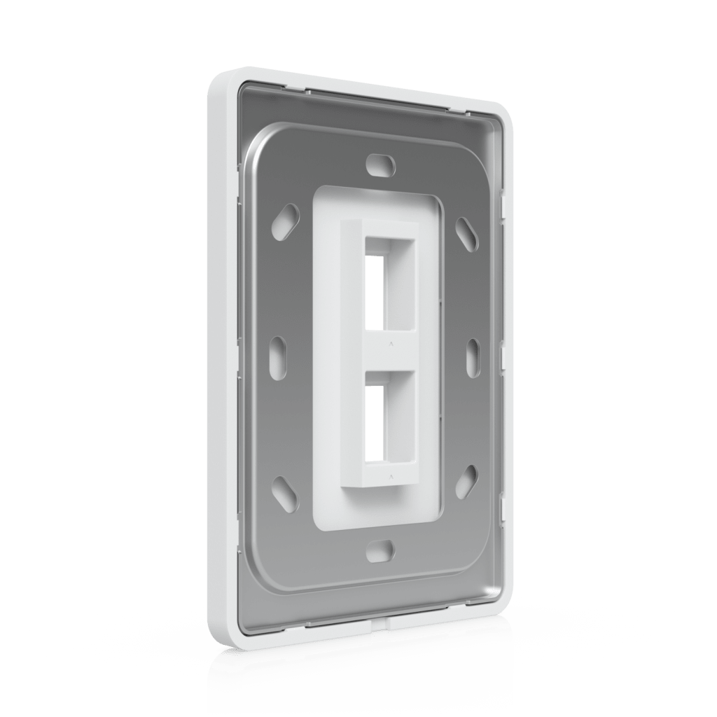 Placa de Pared Vertical Universal para Keystone de 2 Puertos con Cubierta Pintable, Acabado Personalizable, Paquete con 4 Piezas - Imagen 4