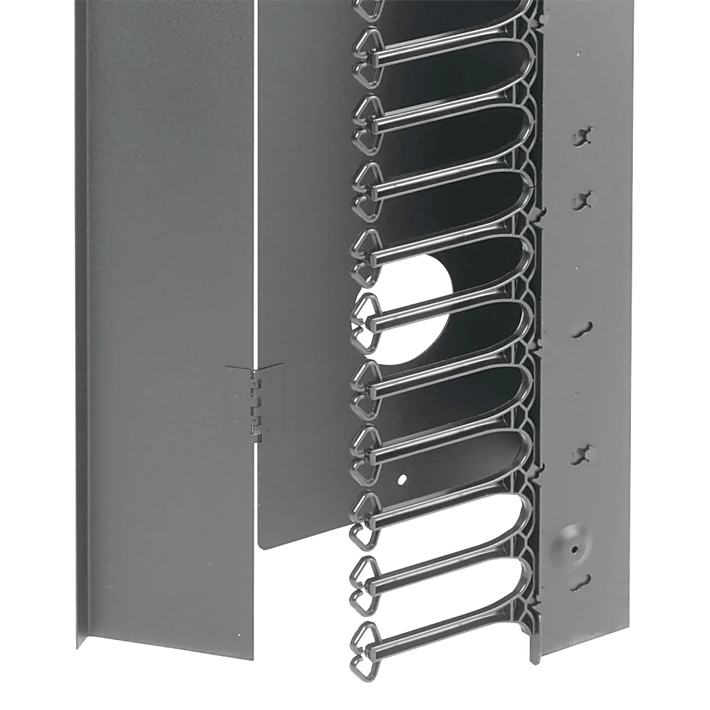 Gabinete Rack ProLine ConnecTek 42 UR / 2000 x 800 x 1100 mm Con Capacidad 1134 kg Acero, Color Negro Con Organizadores Laterales Frontal y Traseros Incluidos - Imagen 4