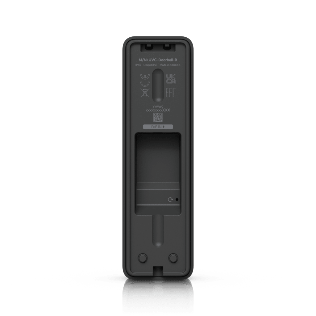 UVC Doorbell Lite – Videoportero Compacto 5 MP PoE con Visión Nocturna IR, Audio Bidireccional y Diseño Resistente al Clima, Color Negro - Imagen 4