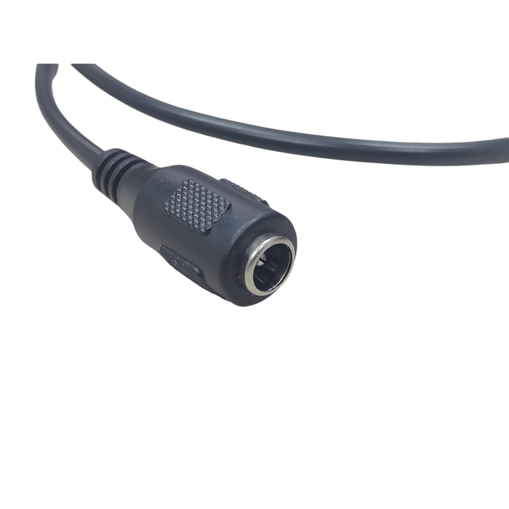 Cable con Conector Macho (Pigtail) / Forro Negro | Alimentación para Vcc con Puntas Libres | Polarizado | Largo 22 cm (8.66 Pulgadas) | Calibre 22AWG. - Imagen 4