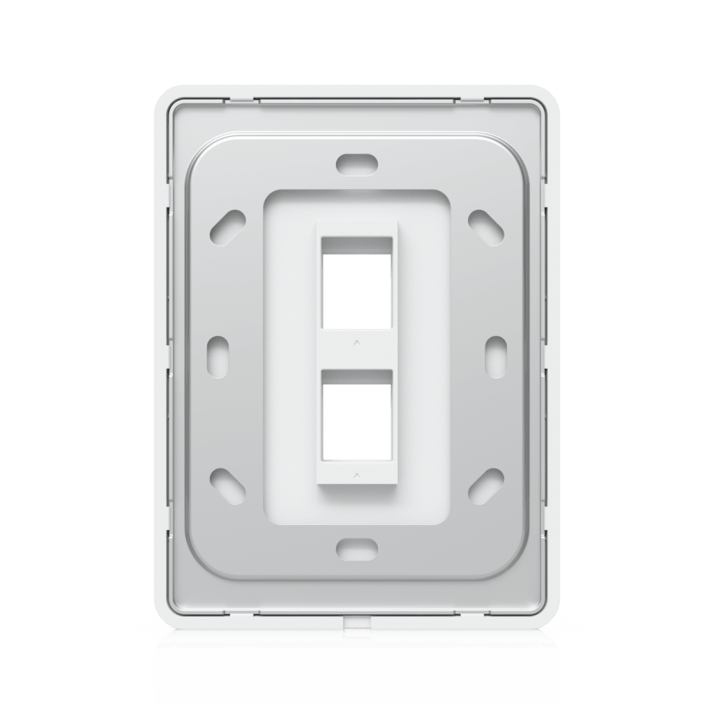 Placa de Pared Vertical Universal para Keystone de 2 Puertos con Cubierta Pintable, Acabado Personalizable, Paquete con 4 Piezas - Imagen 5