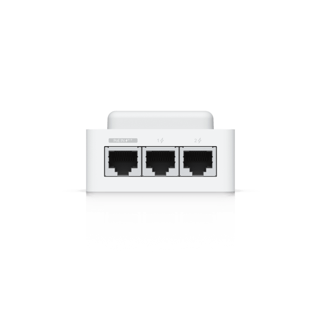 Centro de Control de Acceso Compacto Ubiquiti UniFi / Terminal de Bloqueo 12V / Entradas Adicionales Sensor y Botón / Alimentación PoE++ / Conexión para Dos Lectores o Cámaras / Uso Interior - Imagen 5