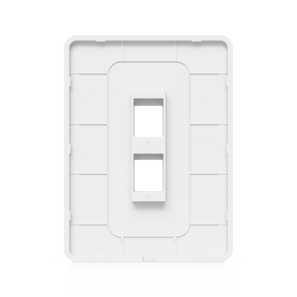 Placa de Pared Vertical Universal para Keystone de 2 Puertos con Cubierta Pintable, Acabado Personalizable, Paquete con 4 Piezas - Imagen 6