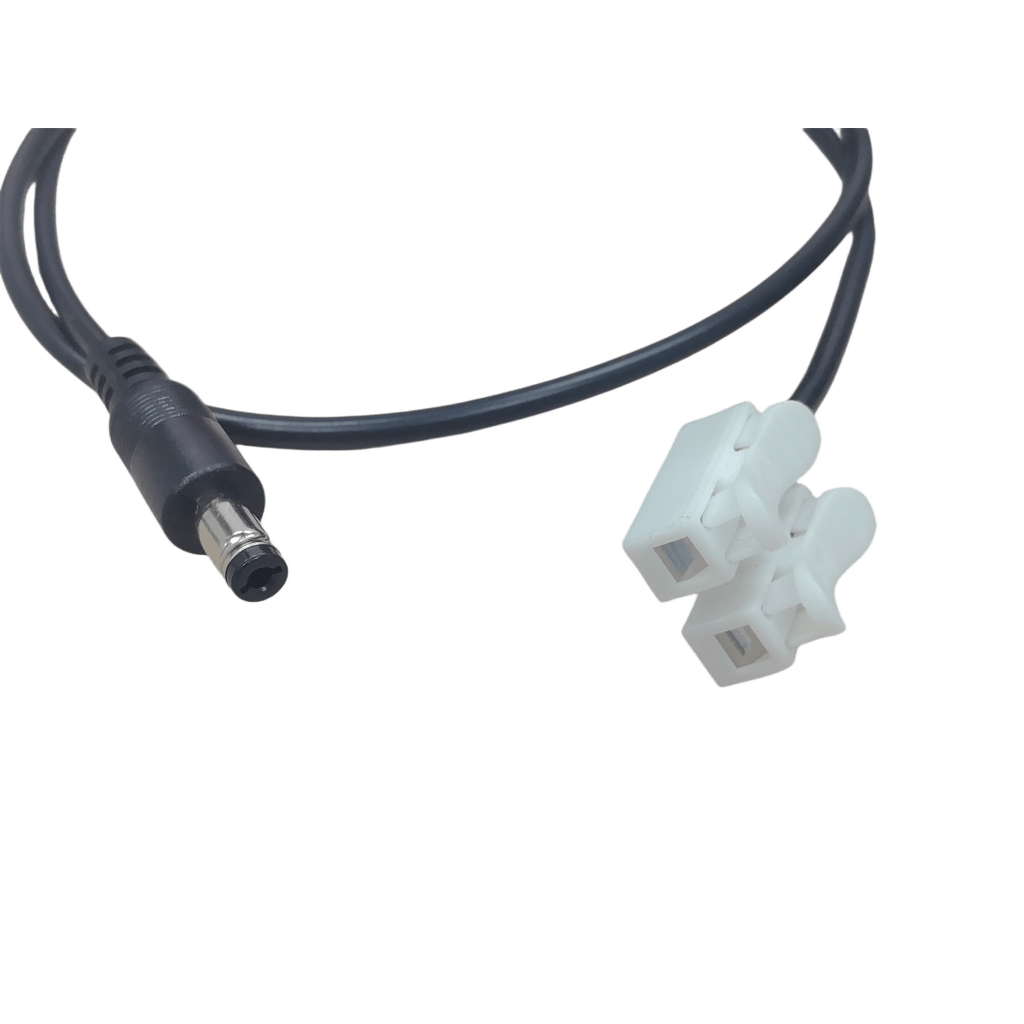 Cable con Conector Macho (Pigtail) | Forro Negro | Terminal Blanca | Alimentación para Vcc con Puntas Libres | Polarizado | Largo 22 cm ( 8.66 Pulgadas) | Calibre 22AWG. - Imagen 6