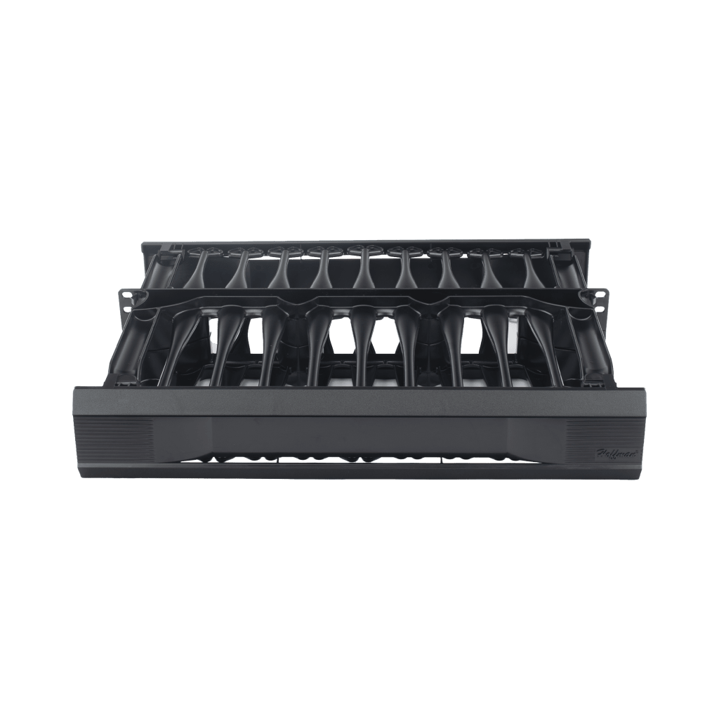 Organizador de Cables Horizontal CableTek, Doble (Frontal y Posterior), Para Rack de 19in, 2 UR - Imagen 2