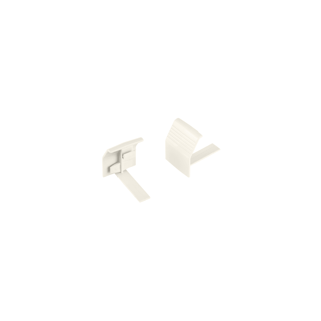 Unión recta de base, para uso con canaleta T70, Material PVC Rígido, Color Blanco - Imagen 2