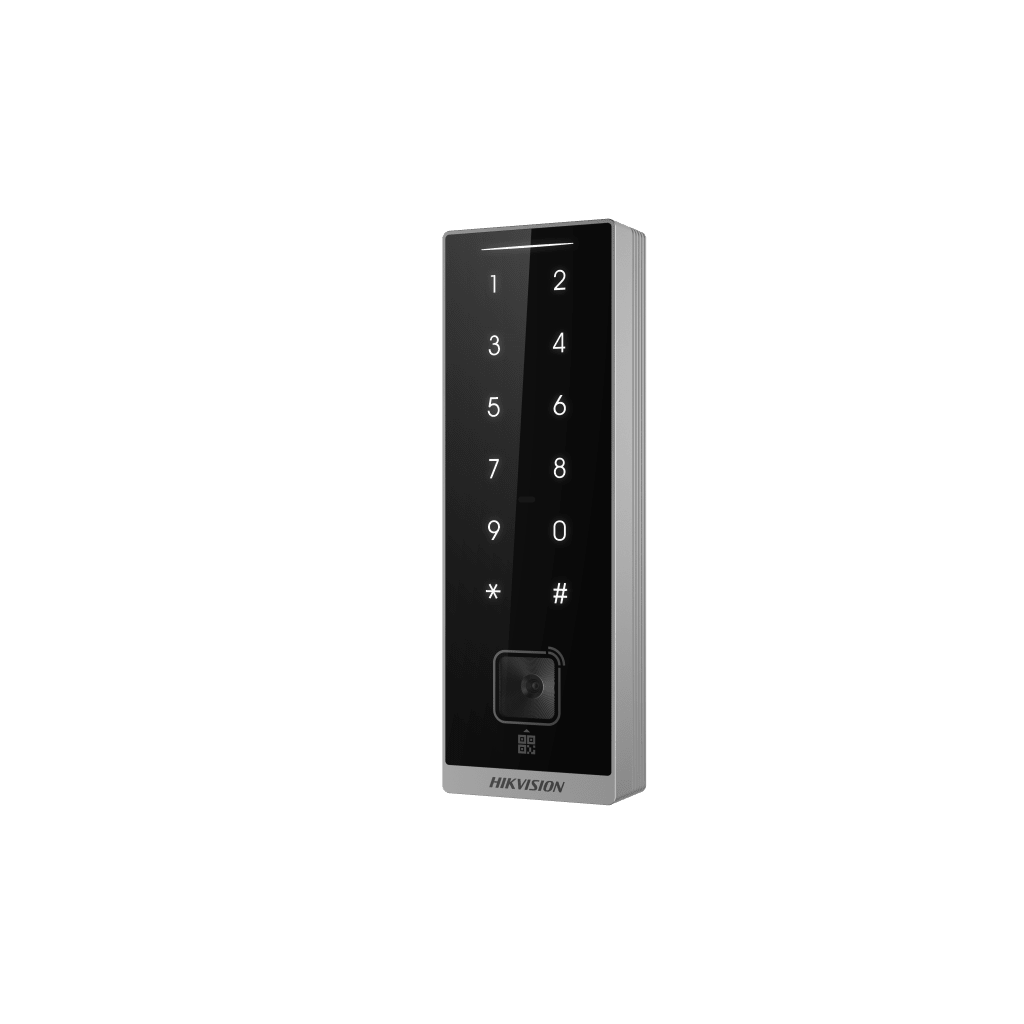 Teclado Esclavo con Lector de Tarjetas Virtuales Bluetooth y Códigos QR / Tarjetas MIFARE y PROX EM / Contraseñas / RS-485 Wiegand OSDP / Frecuencias 13.56 MHz y 125 KHz / Autenticación Tarjeta PIN QR Bluetooth / Táctil - Imagen 2