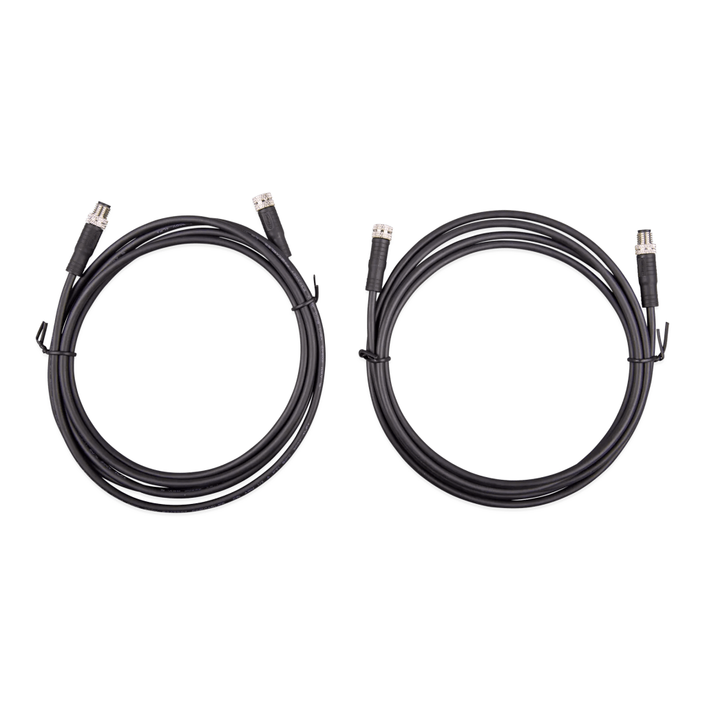 Cable con Conector Circular M8 para comunicación Batería Victron Litio NG / 2 m de Largo - Imagen 2