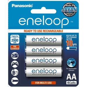 Batería Recargable AA 1.2V ENELOOP / Ni-HM / Paquete de 4 Baterías