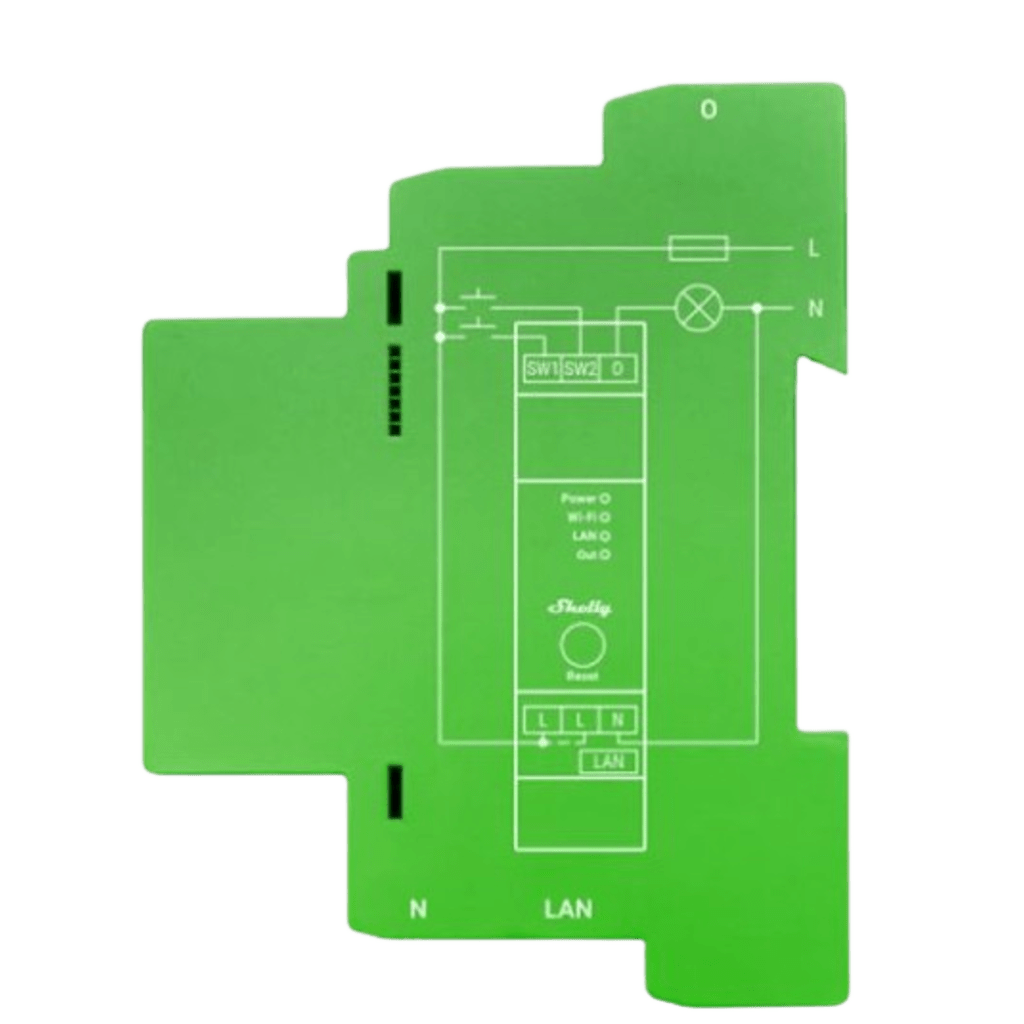 Relevador / Contacto Seco / Interruptor WIFI/ Industrial y residencial inteligente / Hasta 16A / Soporta Google y Alexa / Nube P2P y control Local / 1 canal y puerto ethernet - Imagen 2