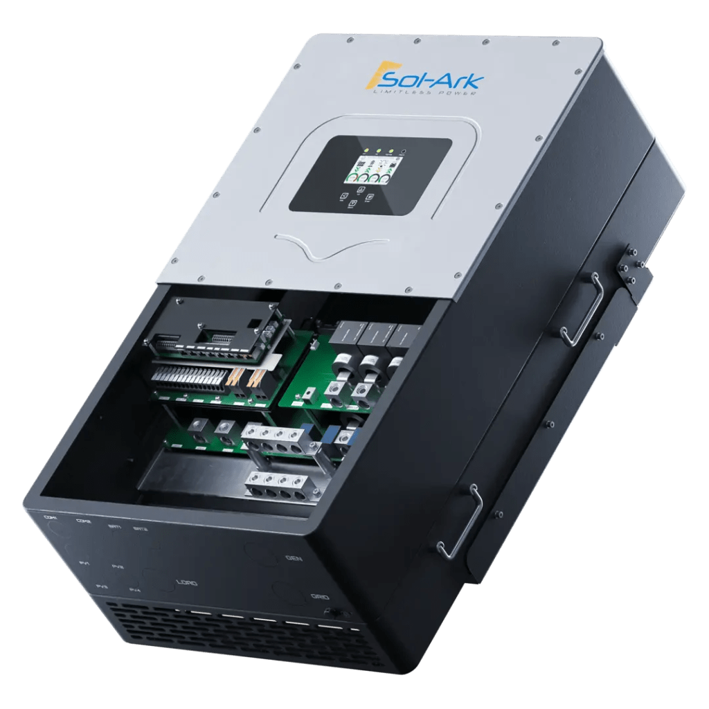 Inversor Hibrido Interactivo SOL-ARK, 60 Kw, 480 Vcc, 3 fases. , WIFI incluido, IP65, Entrada de Baterías a 160-800 Vcc - Imagen 2