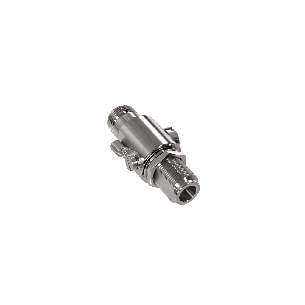 Protector Contra Descargas ElǸctricas / Rango de Frecuencia de DC a 5.8 GHz / Impedancia 50 / Protecci??n Bidireccional / Tubo de Descarga de Gas 90V Reemplazable / Conectores N hembra - Imagen 2