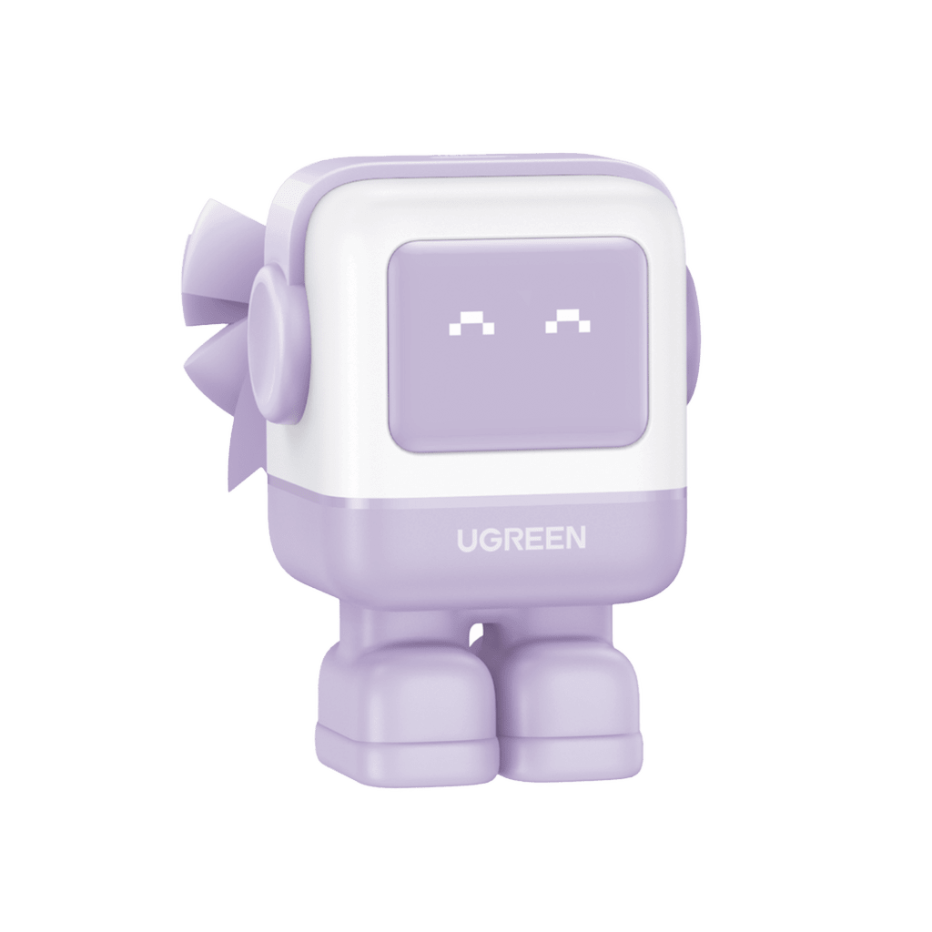 Cargador RobotGaN de 65W Serie UNO | 3 Puertos de Carga R?pida | 2 USB-C | 1 USB-A | PD 3.0 | QC 4.0 | Carga Inteligente | Tecnolog?a GaN II | Zapato Magn?tico Extra?ble | Carcasa Ign?fuga | Pantalla LED - Imagen 2