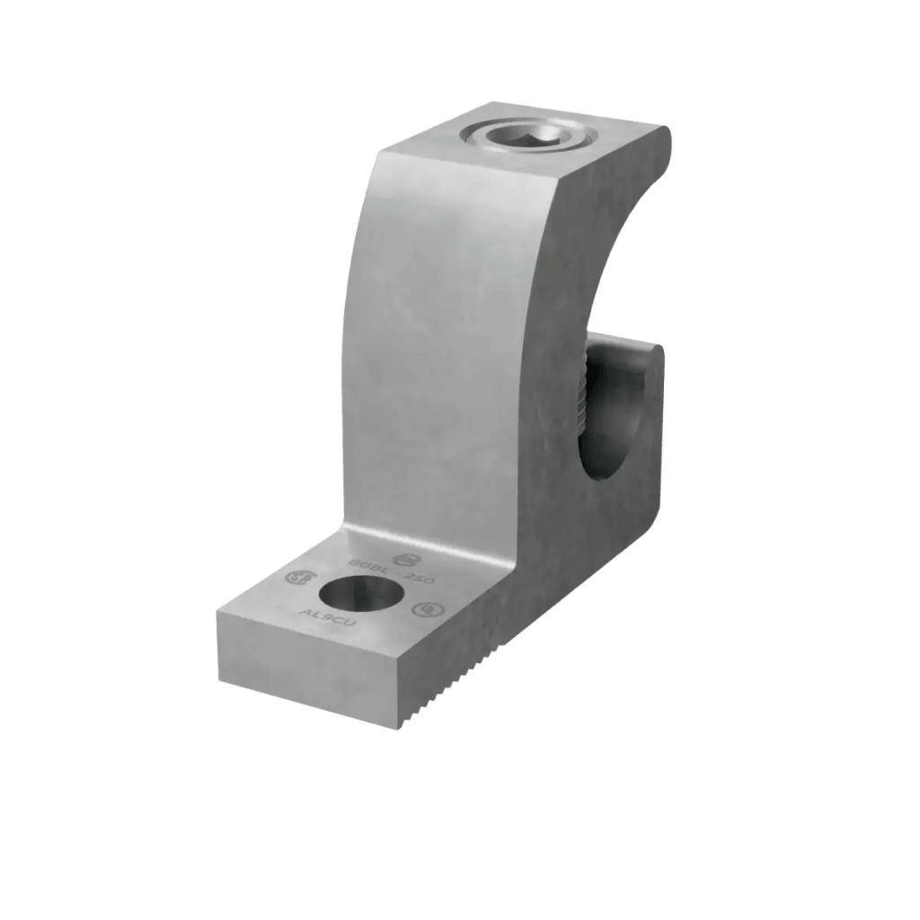 Conector Lay-in Aluminio Estañado / 250 kcmil-#6 AWG / Terminal 7/16" / UL486B / AL9CU / Para Cobre y Aluminio hasta 90°C - Imagen 4