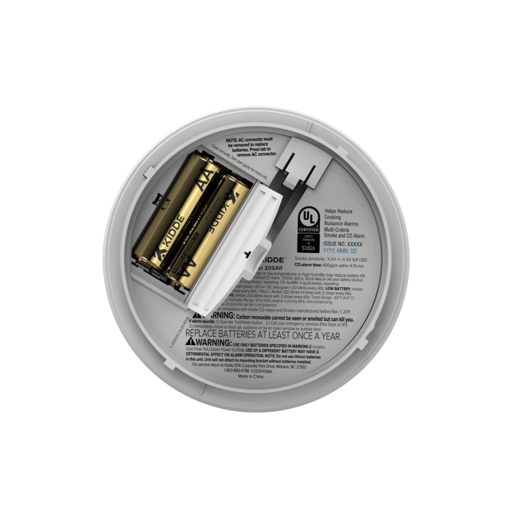 Detector de Humo Compacto Fotoeléctrico Autonomo120 V y Respaldo Batería Reemplazable AA | Modelo 210314821 | Pieza - Imagen 4