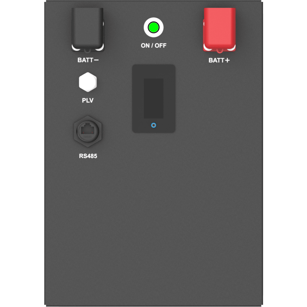 Batería de Litio LiFePO4 12.8Vcc, 100Ah, 1.28KwH, Pantalla LCD para Monitoreo Local, Carcasa Metálica - Imagen 4
