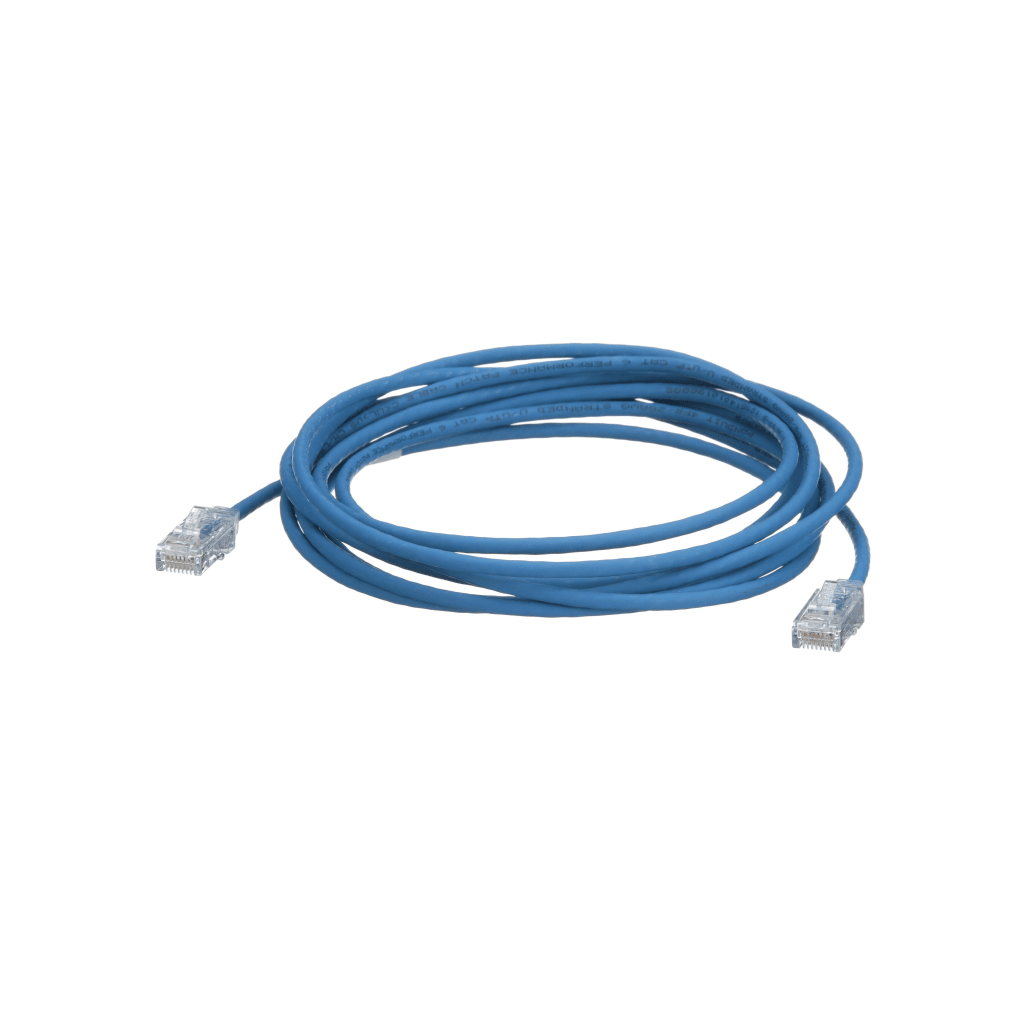 Cable de Parcheo TX6, UTP Cat6, Di?metro Reducido (28AWG), Color Azul, 15.24 Metros (50 Pies) - Imagen 4