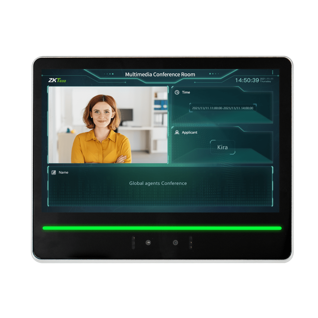 Terminal de Verificación Facial / Pantalla Táctil 10.1" / Autenticación Dual Rostro-Tarjeta / Cámara Binocular 2MP WDR / Capacidad 10,000 Rostros / WiFi 2.4 GHz / Android 7.1 - Imagen 4