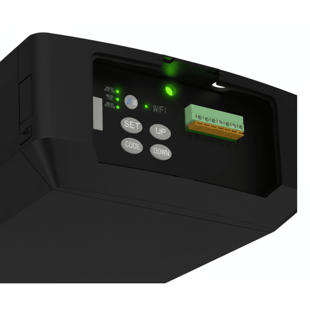 Motor P/ Puertas Garage / 1/2HP / Silencioso / WIFI / Incluye Riel 3 Mts tipo C / Compatible con Riel tipo T / 2 Controles Inalámbricos Visera / 1 Control Inalámbrico Pared. - Imagen 3