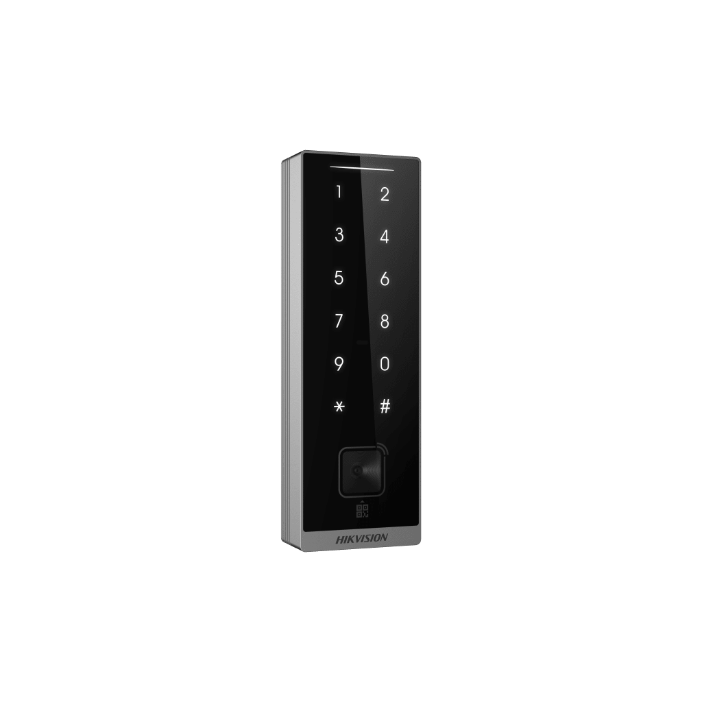 Teclado Esclavo con Lector de Tarjetas Virtuales Bluetooth y Códigos QR / Tarjetas MIFARE y PROX EM / Contraseñas / RS-485 Wiegand OSDP / Frecuencias 13.56 MHz y 125 KHz / Autenticación Tarjeta PIN QR Bluetooth / Táctil - Imagen 3
