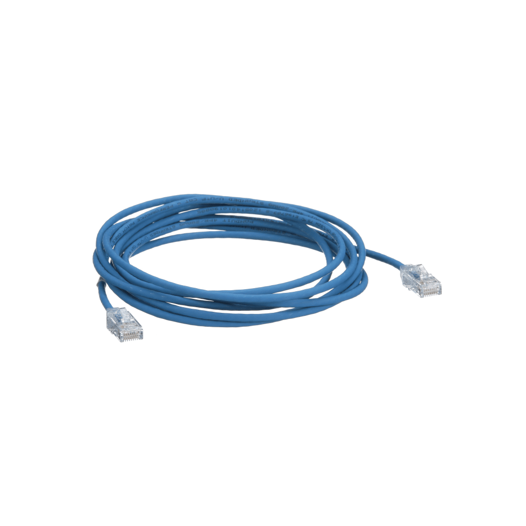 Cable de Parcheo TX6, UTP Cat6, Di?metro Reducido (28AWG), Color Azul, 30.48 Metros (100 Pies) - Imagen 3