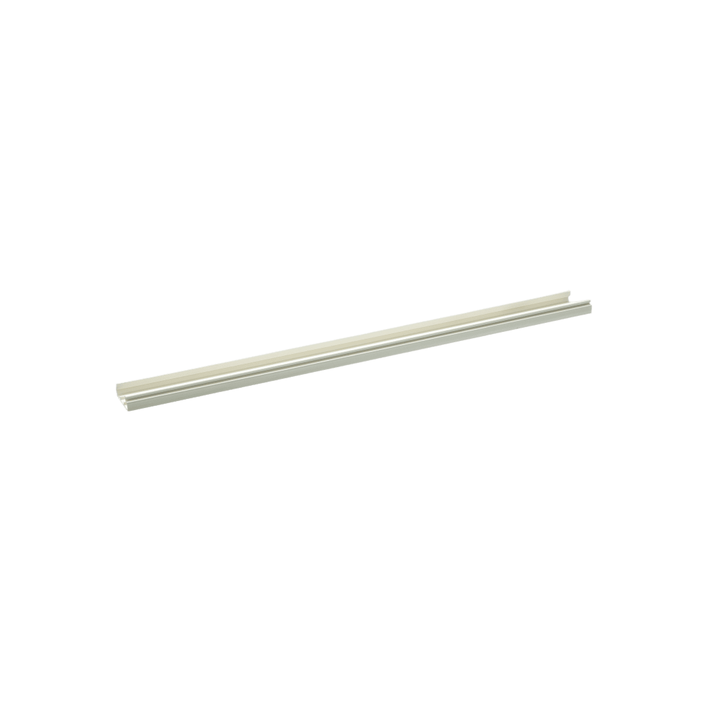 Base para canaleta T-45, de PVC rígido, con orificios perforados para montaje, 60.3 x 18.5 x 3000 mm, Color Blanco Mate - Imagen 3