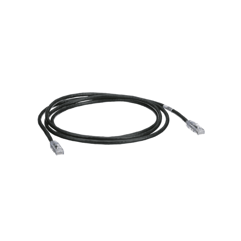 Cable de Parcheo TX6, UTP Cat6, 24 AWG, CM, Color Negro, 2.13 Metros (7 Pies) - Imagen 3
