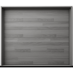 Puerta de garage de alta calidad / Estilo americano / Insulada / Acabado laminado PREMIUM / Color gris / 8x9 pies.