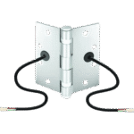 Bisagra de Transferencia Eléctrica SD-H412 / 12-24 VAC/VDC / 4 Hilos 28AWG / Acero Resistente a Vandalismo / Transferencia de Energía y Datos / Reemplazo de Bisagra Estándar