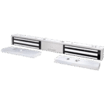 Chapa Magnética Doble 600 Lbs por Lado /  Led de Estado /  Libre de Magnetismo Residual / Sensor de Adherencia / UL