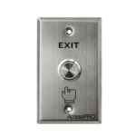 Botón de Cabeza Plana / Exterior IP66 / Estético / Placa de Acero Inoxidable