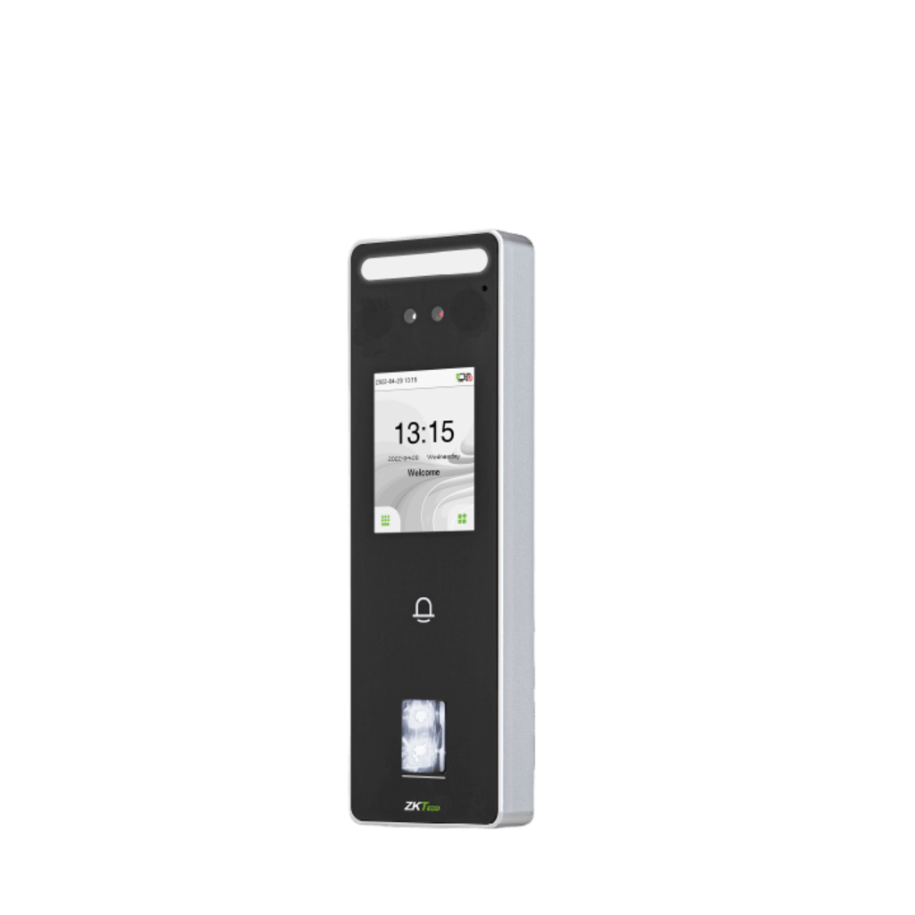 Terminal Biom?trica Facial / 500 Rostros 3,000 Huellas / Pantalla 2.4" / IP65 / ADMS / ZKBio Zlink