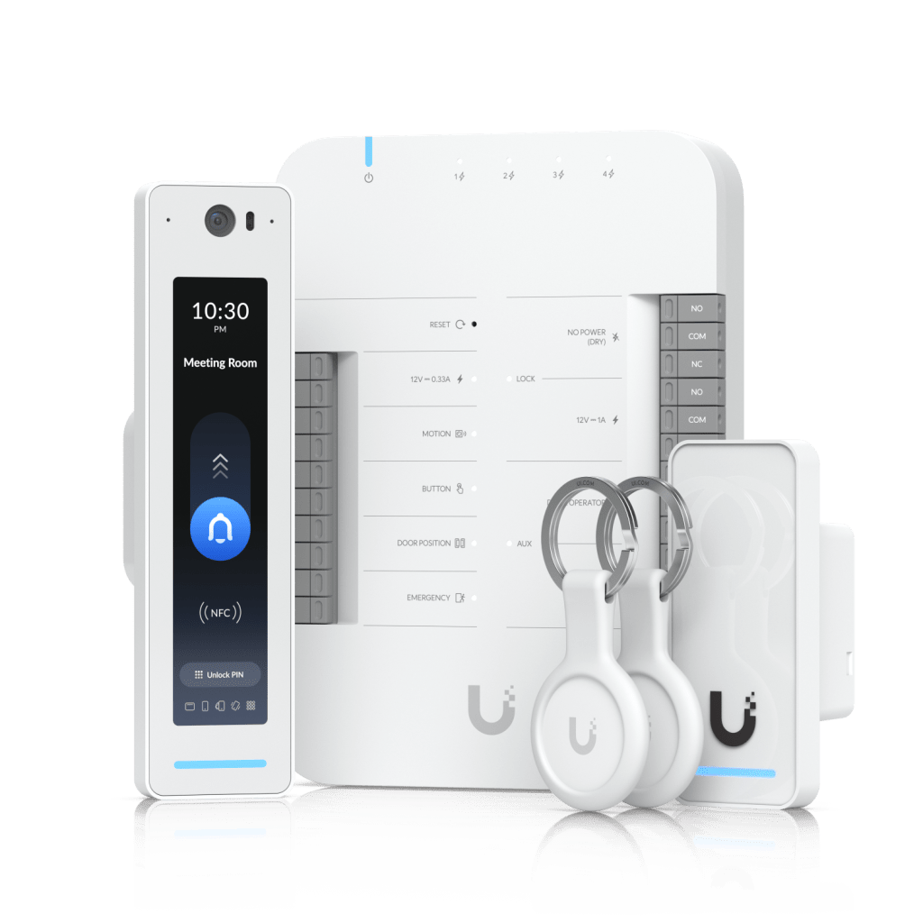 Kit de Control de Acceso G3 para 1 Puerta, Incluye Door Hub, G3 Reader Pro y Lector de Salida, Compatible con Touch Pass, Incluye 2 Keyfobs