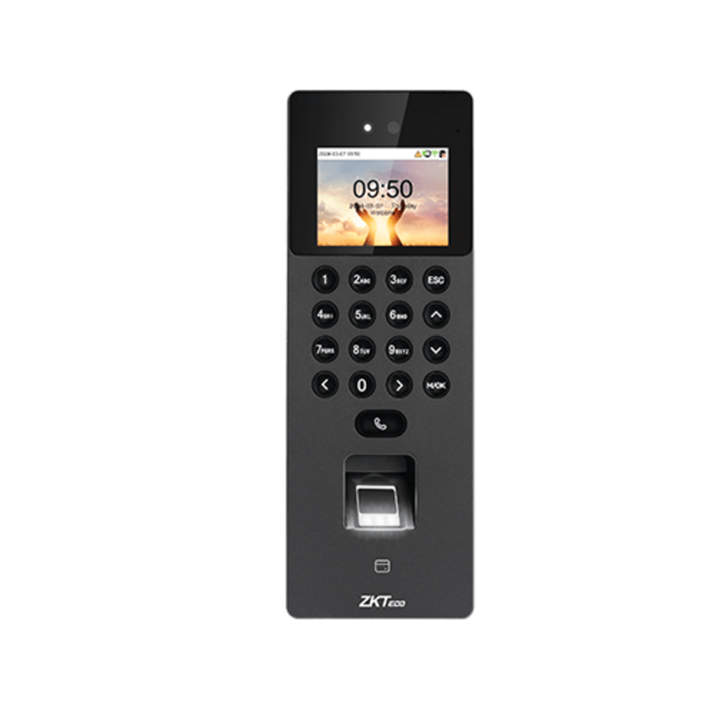 Terminal Biom?trica Facial / C?mara Binocular 1MP / 1,500 Rostros 3,000 Huellas / Video Intercom SIP / ONVIF / WiFi / Anti-Fraude