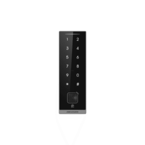 Teclado Esclavo con Lector de Tarjetas Virtuales Bluetooth y Códigos QR / Tarjetas MIFARE y PROX EM / Contraseñas / RS-485 Wiegand OSDP / Frecuencias 13.56 MHz y 125 KHz / Autenticación Tarjeta PIN QR Bluetooth / Táctil