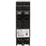 Interruptor automático DUPLEX enchufable tipo QT 2 polos, 15-20 amp