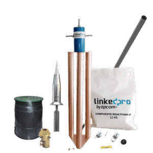 Kit Pararrayo PDC Dat Controler Plus, Avance de Cebado:15 µs. Diámetro de Protección Máx: 70 m. Incluye Electrodo y Accesorios p/Torre.